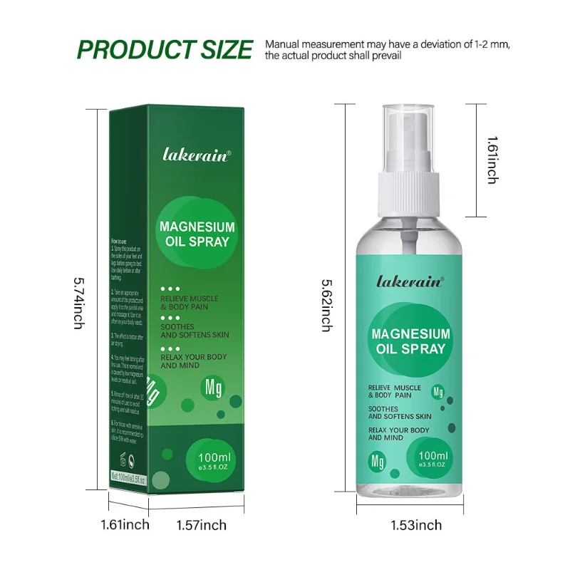 1 Piece Student New Magnesium Oil Spray Hot Skin Care Body Spray