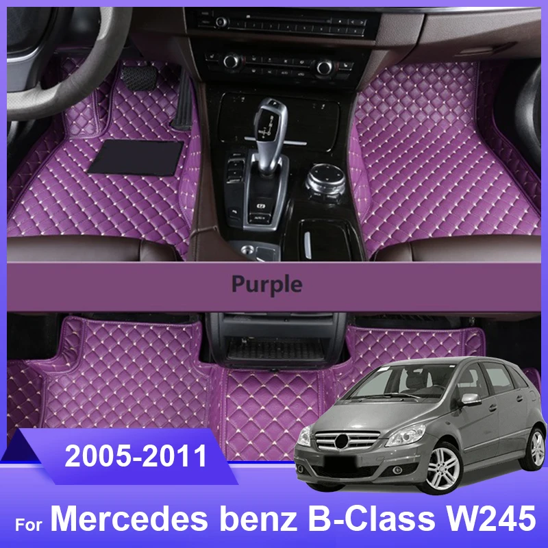 

Custom Fit Car Floor Mat for Mercedes Benz B-Class W245 Accessories Interior ECO Durable Thick Carpet Customize for LHD and RHD