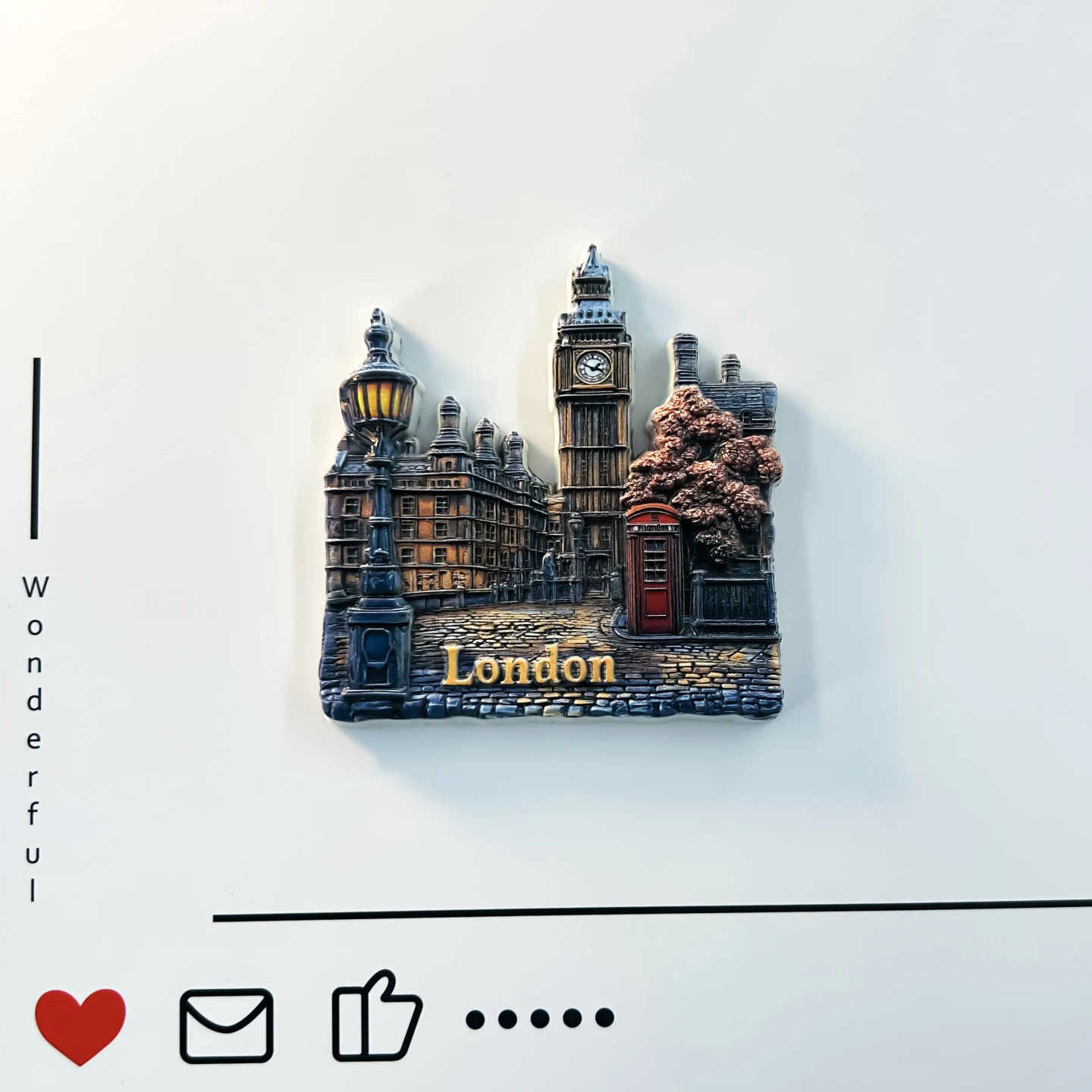 UK, London, Creative Landmark, Big Ben, Tower Bridge, Tourist Memorial, Home Decoration, Crafts, Refrigerator Stickers