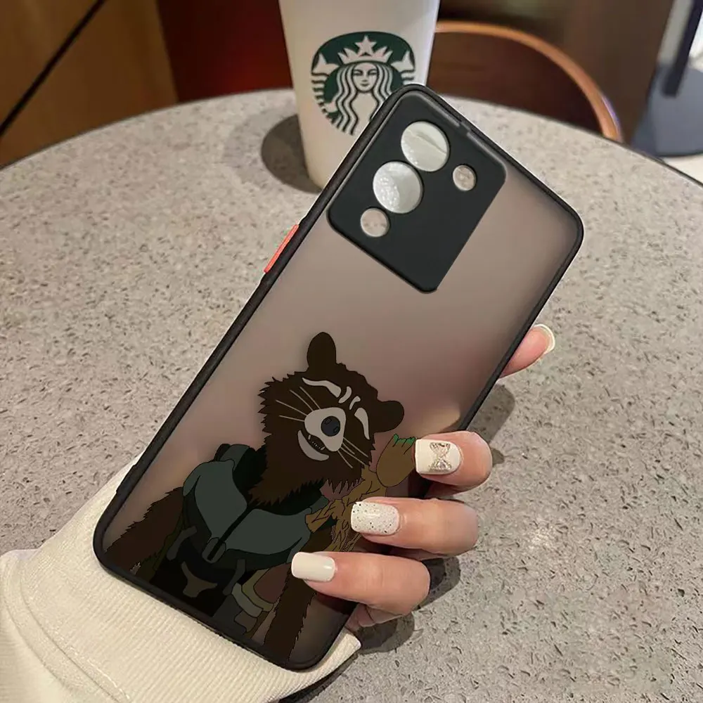 thumbnail image 1 of Matte Case for infinix NOTE 12 G96 11 10 8I 8 7 SMART 4 SPARK 8 5 6 PRO S5 Case Funda Coque Shell Marvel Avengers Heros Faceless, 1 of 5