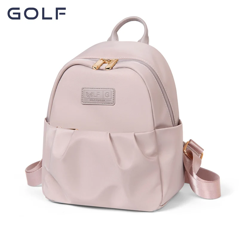 GOLF backpack female 2024 new lightweight small backpack canvas large capacity commuter student small schoolbag wate 6