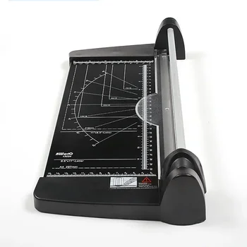 Taglierina per carta di precisione A3 Coltello per carta Finiture per foto Scrapbook fai da te Utensile da taglio portatile in lega Tappetino da taglio Forniture per ufficio domestico