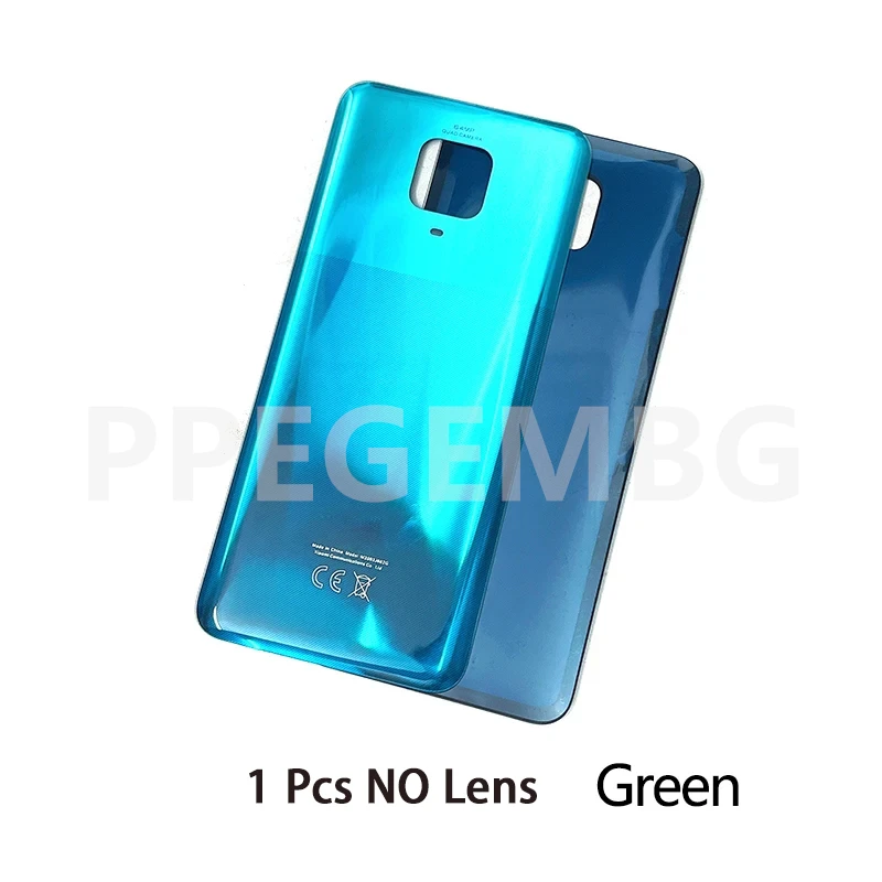 Redmi Note 9S Glass, Redmi Note 9 Pro Max S Note 9 Pro 배터리 후면 커버, 후면 문짝 뚜껑 패널 쉘 하우징 케이스, 카메라 렌즈