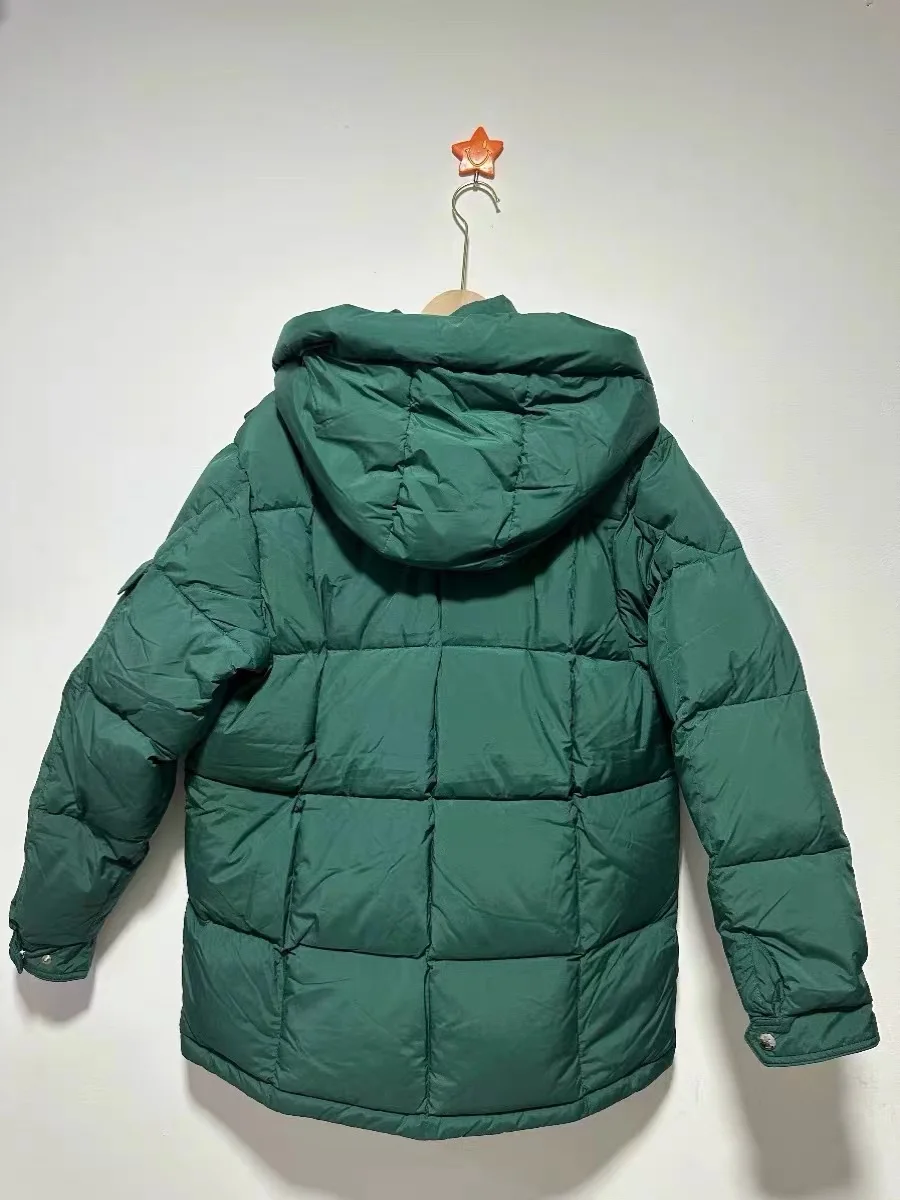 

2023 Men Winter Down Jacket Detachable Hat Loose Leisure Coat 95% White Goose Down Bread Suit Send Dust Collection Bag Size 1-4