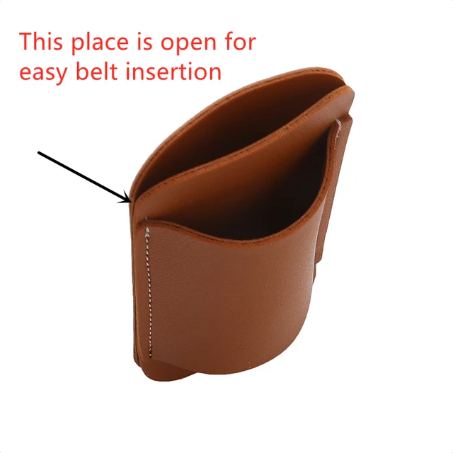 Coltelli In Pelle Guaina Coltelli Pieghevoli EDC Portaoggetti Di - Foto 9