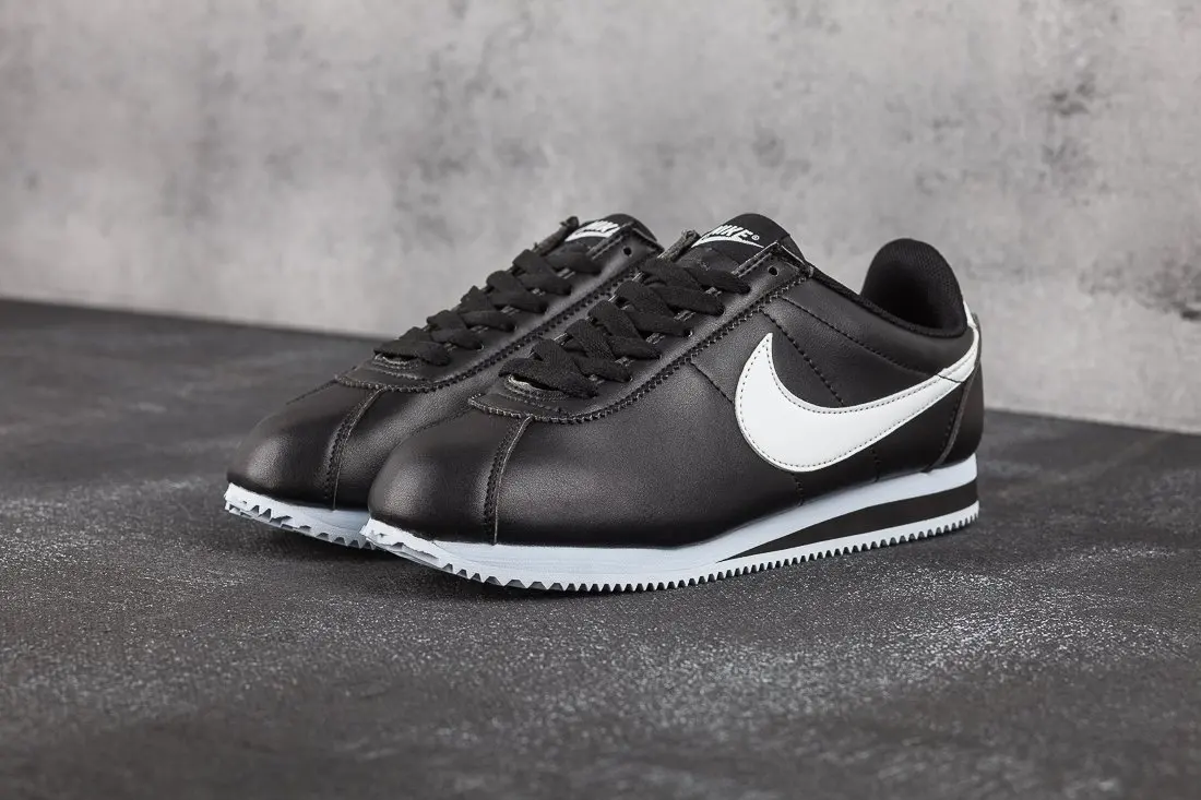 Zapatillas classic Cortez black demisezon para hombre|Calzado vulcanizado de hombre| -