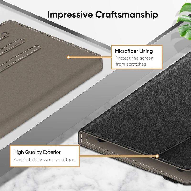 Universal 11 Tablet Cover with Flip Stand, Front Pocket & Stylus Holder