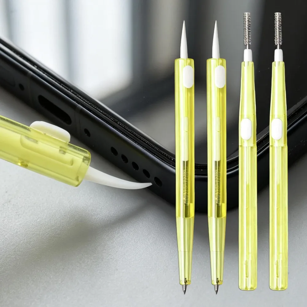Ultimate Mobile Device Cleaning Kit - Retractable Brush & Dust Plug Set
