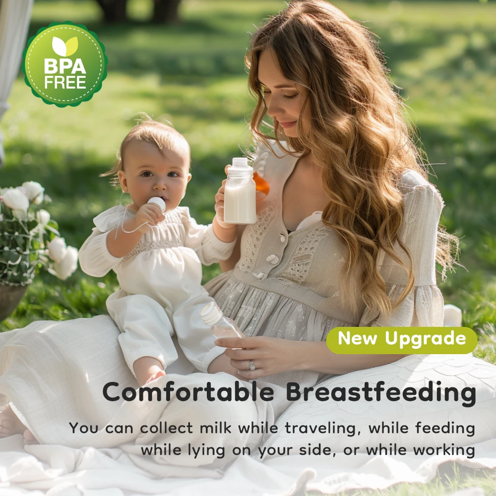 Dr.isla Wearable Breast Milk Collector Shell Silicone Breastfeeding Leakage Prevention Washable Anti-Overflow With Storage Box 5
