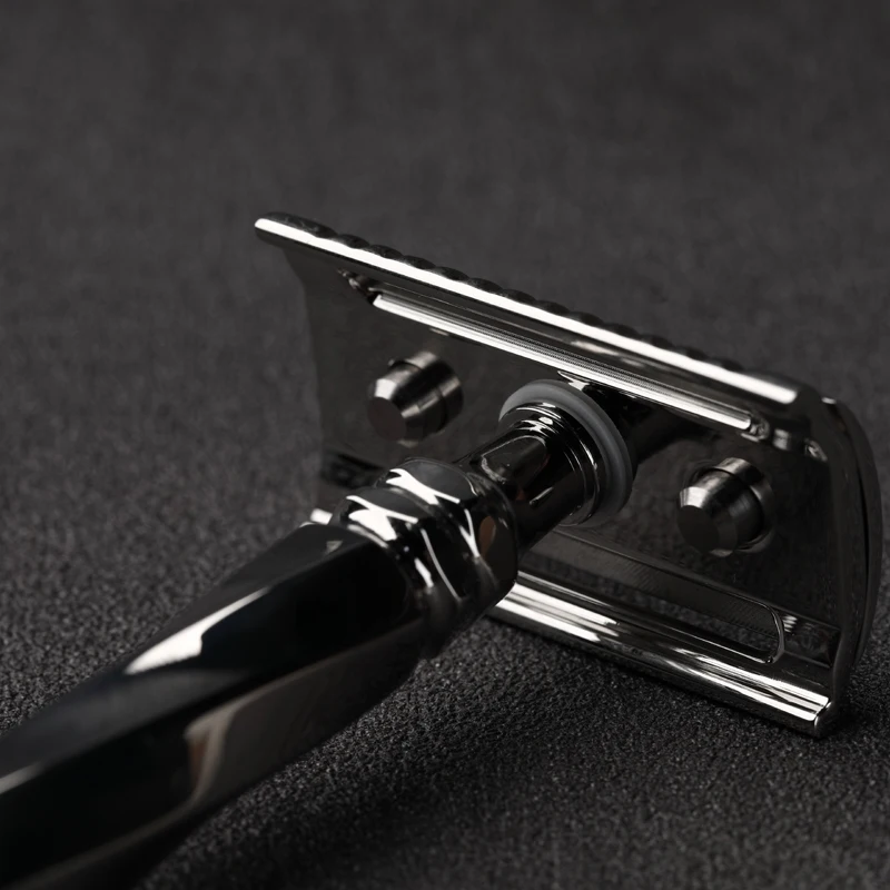 Yaqi Cerberus Stainless Steel Safety Razor 0.65mm Blade Gap 77mm Handle Provide Durability Comfortable Precise Shaving
