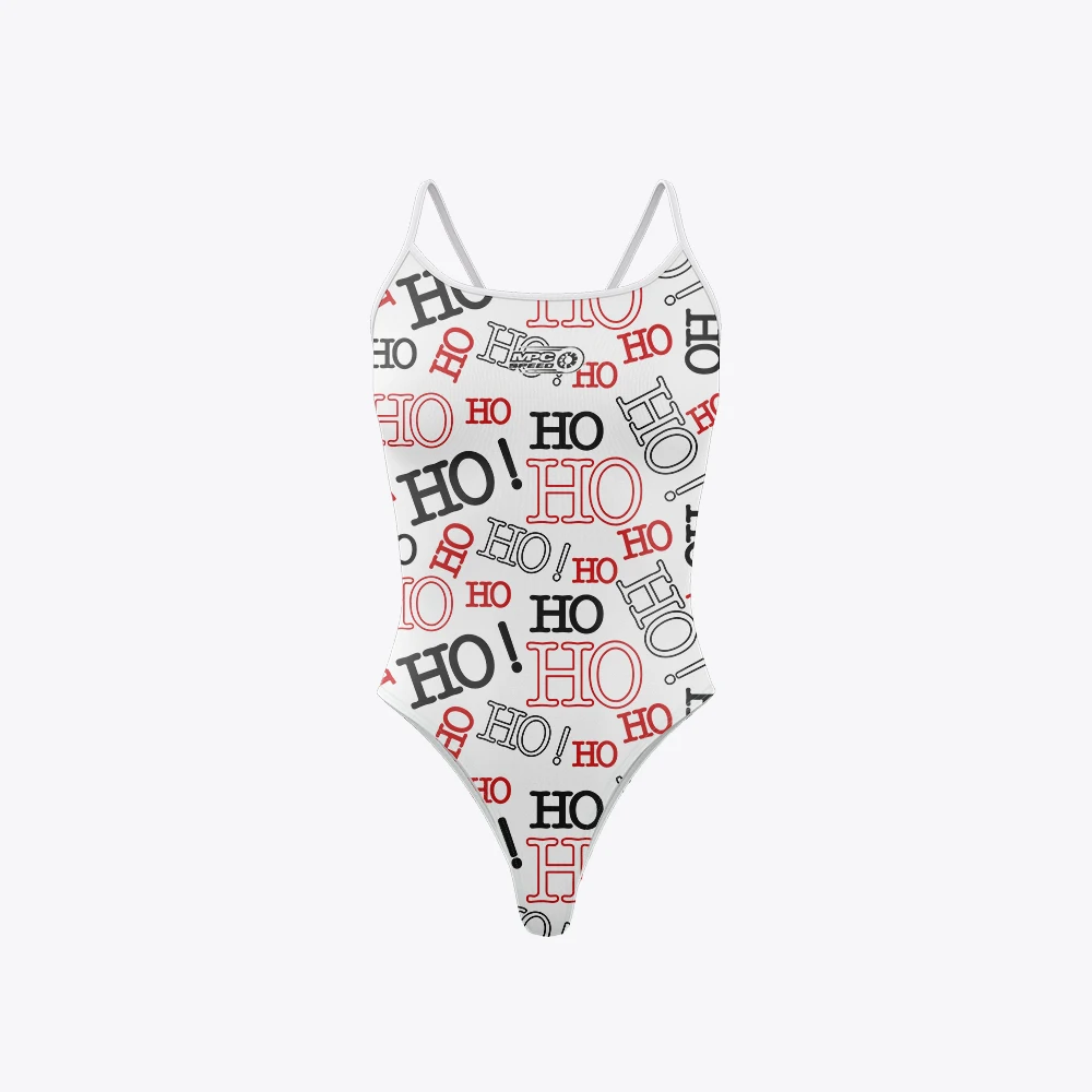 Women Sexy Bikini Thin Strap One-piece Triangle Swimsuit Sports Function Training Competition Quick-drying