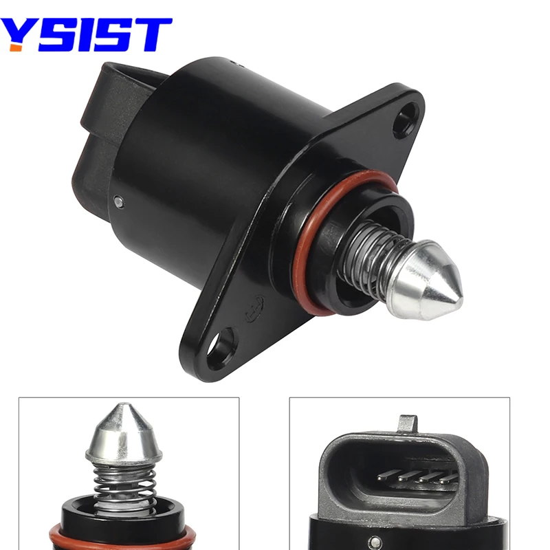 Válvula De Control De Ralentí 59602 Compatible Con 17059602 93744675 AC167 - Negro