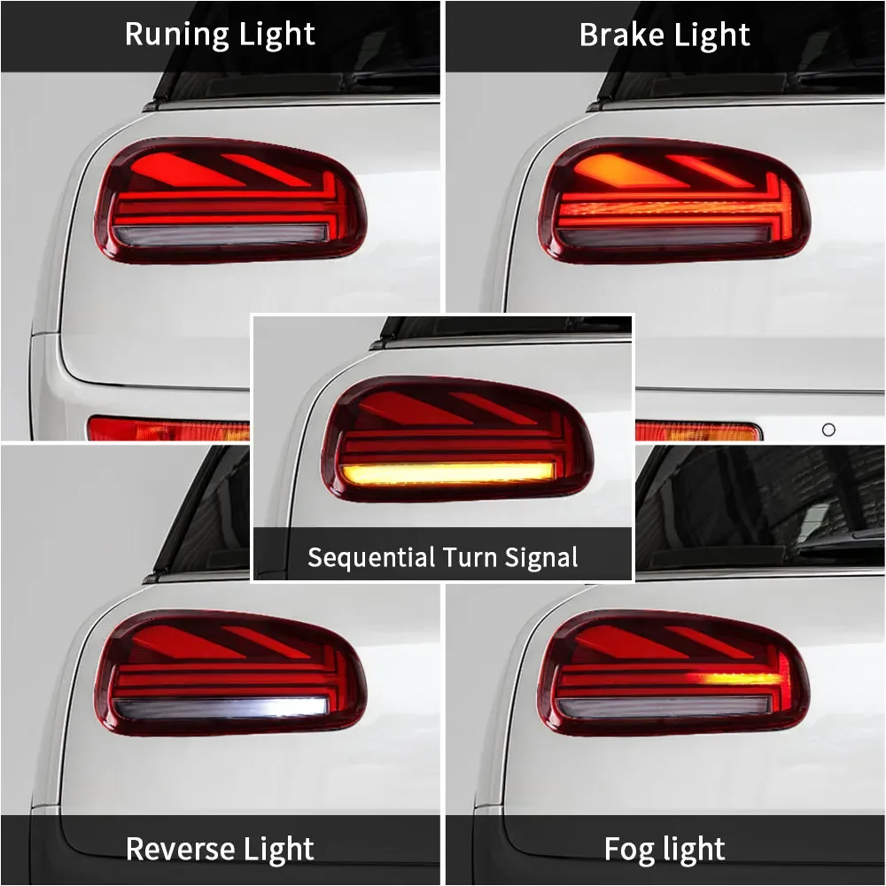 New Led Modify Taillight With Sequential Turning Signal Rear Lamp For MINI Clubman F54 2015- Union Jack