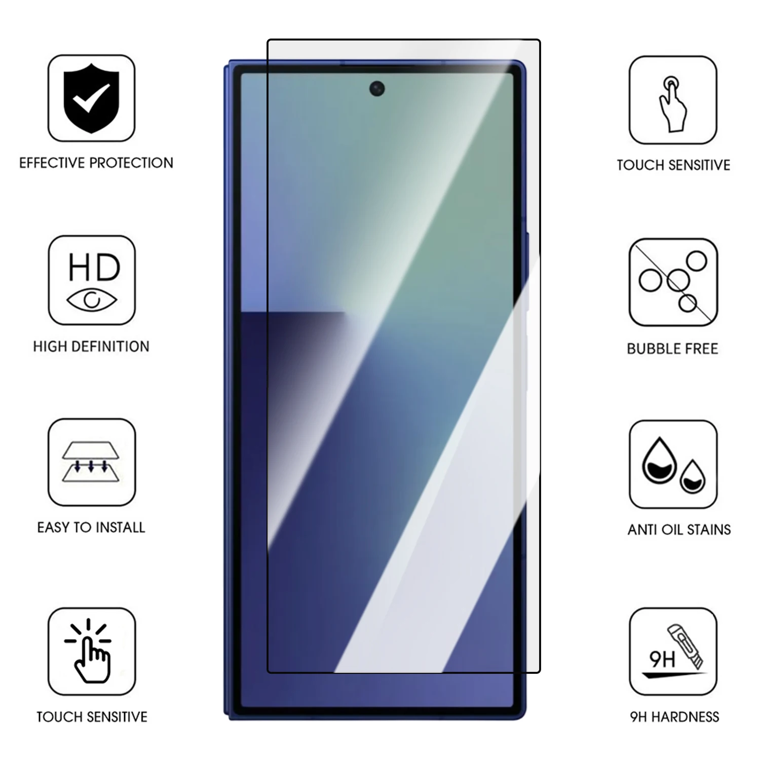 Privacy Screen Protector for Samsung Galaxy Z Fold 7 Anti Spy Back Tempered Glass with  Auto installation For Samsung Z Fold7 5G