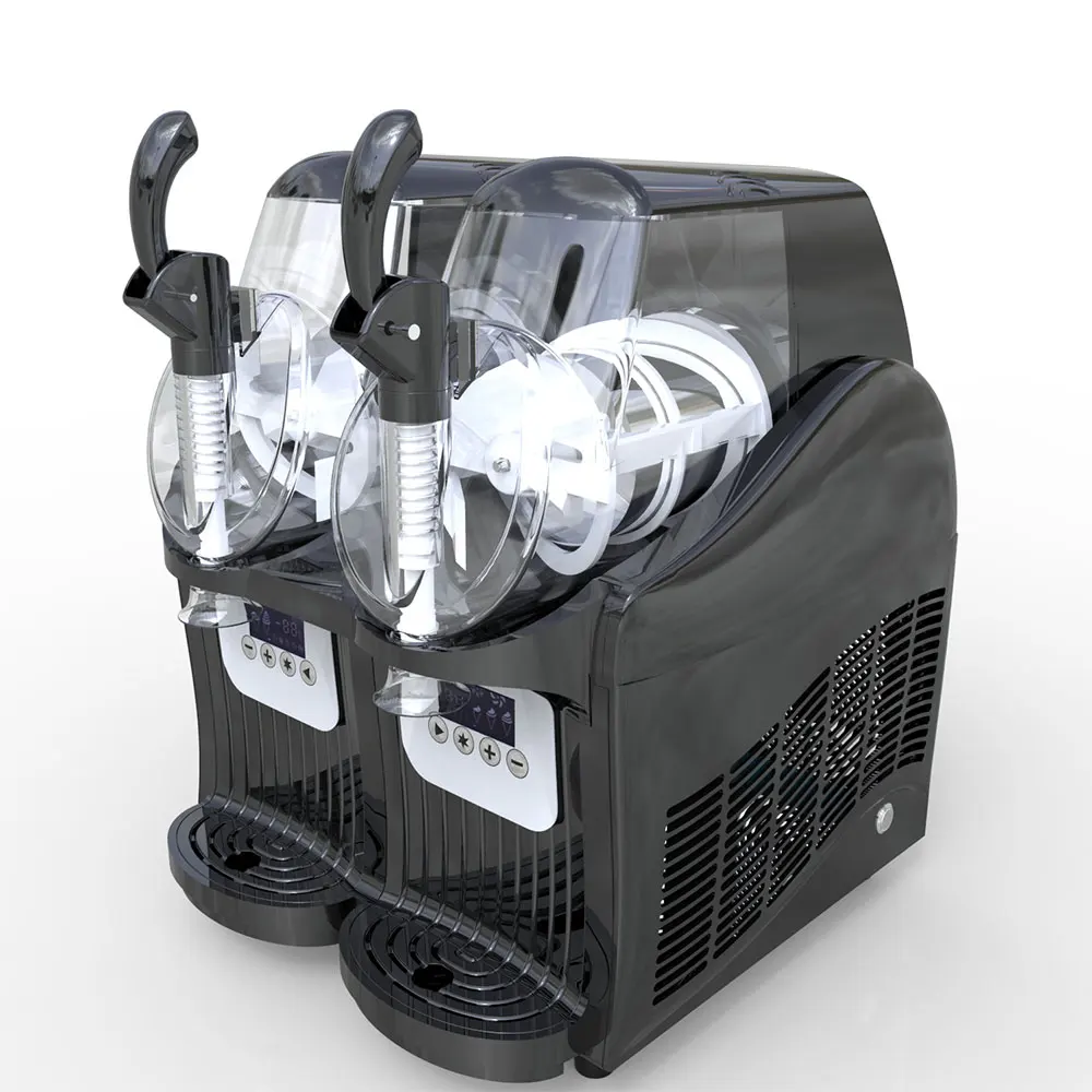 2.5L*2 Commercial Snow Melting Machine Beverage Slush Making Machine Frozen Juicer Automatic Double-cylinder Cold Drink