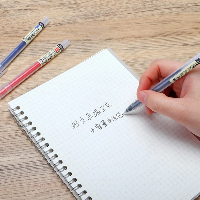 BAOKE PC5028 0.5mm Fine Tip Needle Gel Pen High-capacity Pen 5
