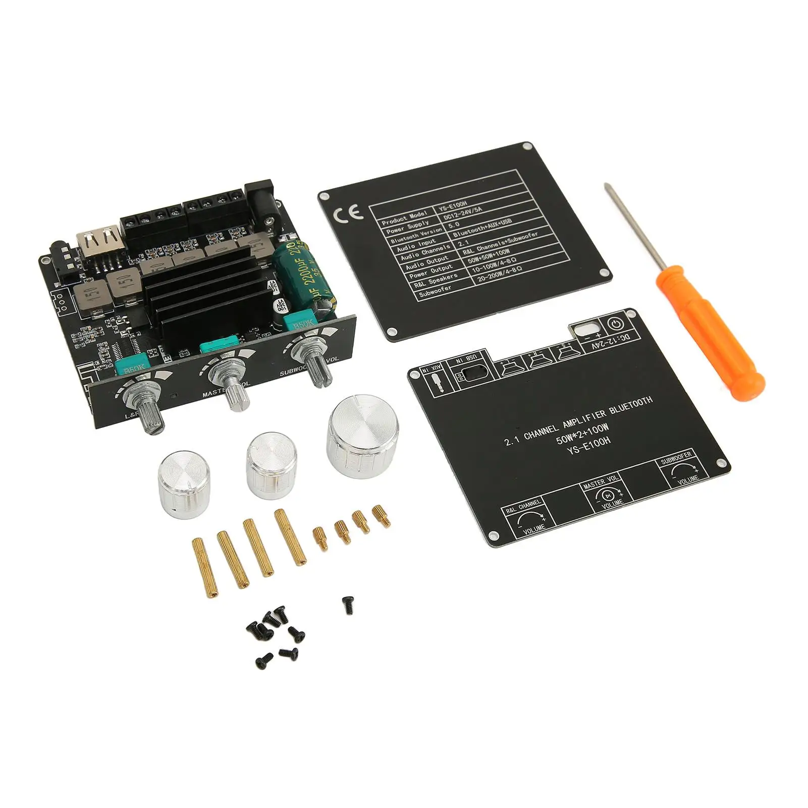 2.1 채널 블루투스 앰프 보드, MP3 PC TV 태블릿용 고출력
