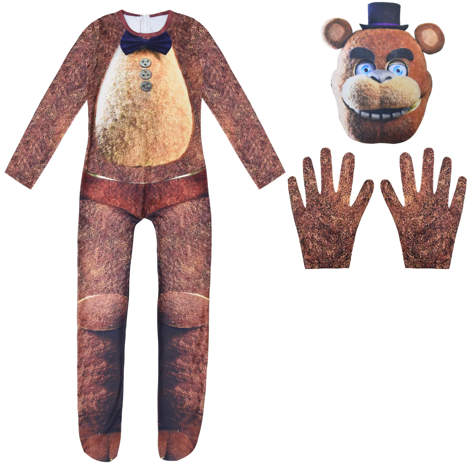 Cosplay Five Nights Freddy's para crianças, fantasia de Halloween, macacão  extravagante, Bonnie pesadelo, Freddy FNAF, presente de Natal Anime -  AliExpress