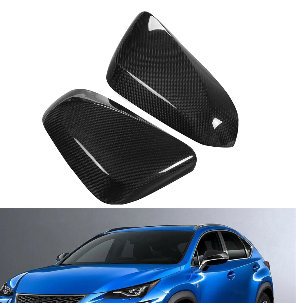 

Rear View Mirror Cover For LEXUS RX NX RX200t RX300 RX350 RX450H NX200 NX200t NX300 NX300h Add On Carbon Fiber Car Exterior Caps