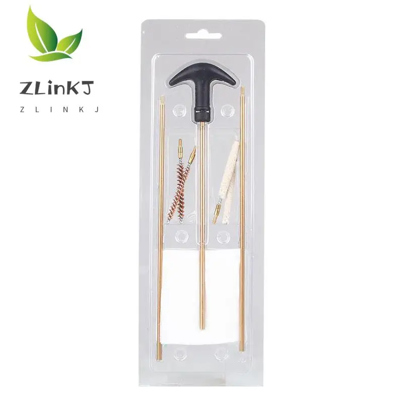 Tactical Barrel Cleaning Kit 177&.22 4.5/5.5MM Rifle Pistol Airgun Brush Rod Cleaner Handgun Cleaning Tool Set 1 Set gun cleaning kit,cleaning brush set