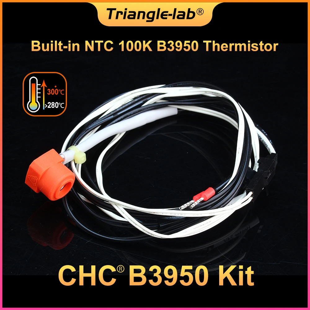 Trianglelab Chc Kit Built-in Ntc 100k B3950 Termistor ou Ender v6 Hotend Cr10 Cr10 Cr6 se Impressora 3d Hotend r