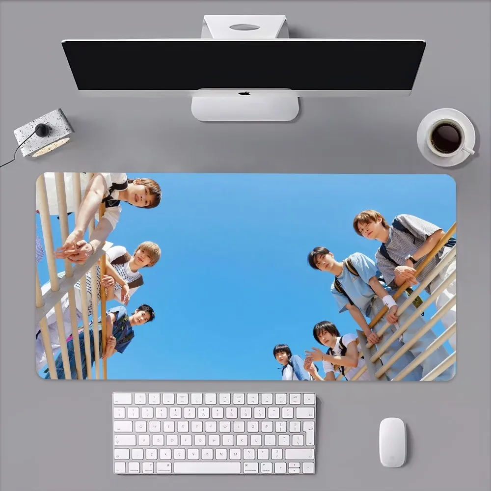 Kpop RIIZE RIIZING Mouse Pad Computer Laptop Gaming Office Wrist Guard Non Slip Keyboard Pad 4