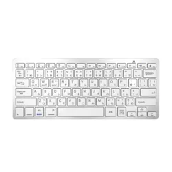 Ultra-Thin Lightweight Japanese Language Keyboard with Low Noise Design (Japanese White)