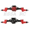 1/10 SCX10 I Heightened Scale Aluminum Alloy CNC Front Rear Portal Axle Set for RC Rock Crawler Car Axial SCX10 II Upgrade Parts 3
