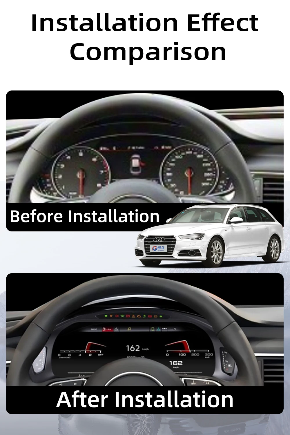 Digital Instrument Cluster For Audi A6/A7 2013-2018 Speedometer 12.3”HD screen19