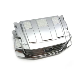 Plaque décorative en métal à motif antidérapant pour Benz Zetros RC 1/14, pièces de Modification 