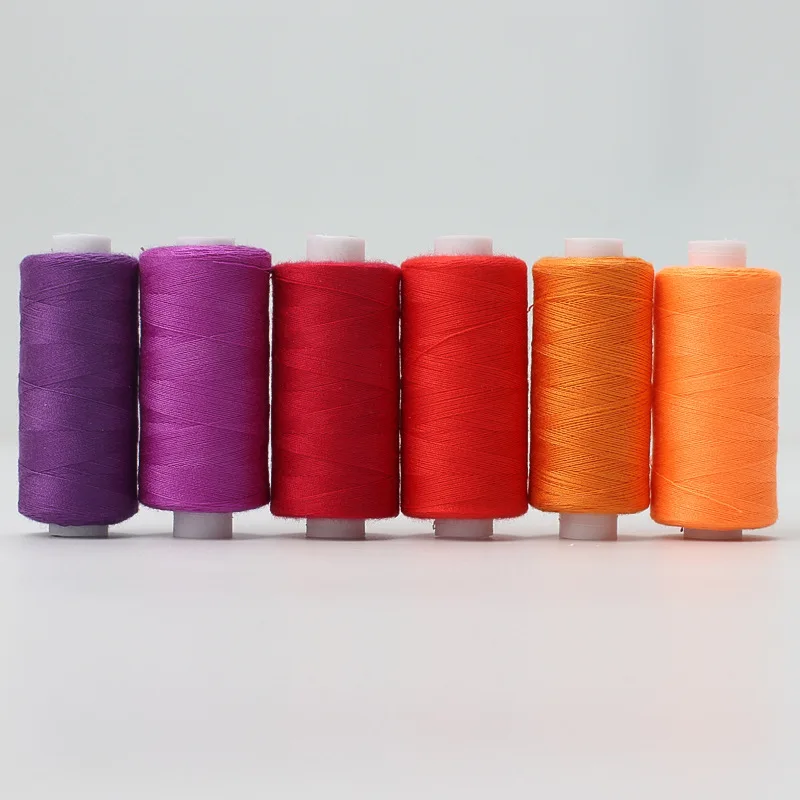6 Roll/Set 400 Yards Sewing Thread Machine Hand Embroidery Good