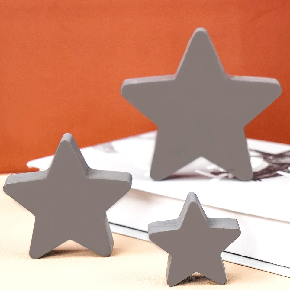 Stampo in silicone a forma di stella, 3 stampi in silicone per
