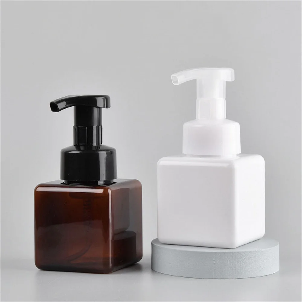 250mlEmptyFoamBottleWithPumpHeadRefillableLiquidSoapDispenser