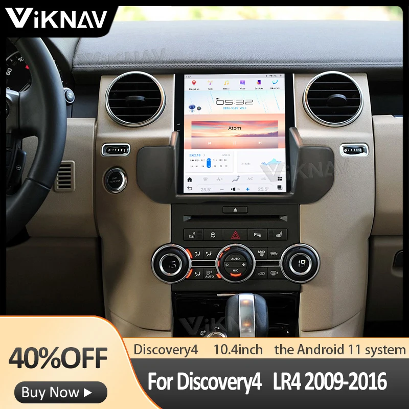

Qualcomm Snapdragon 128GB For Land Rover Discovery 4 LR4 2009-2016 Upgrade 8 Core Car Raido Stereo Android Autoaudio Multimedia