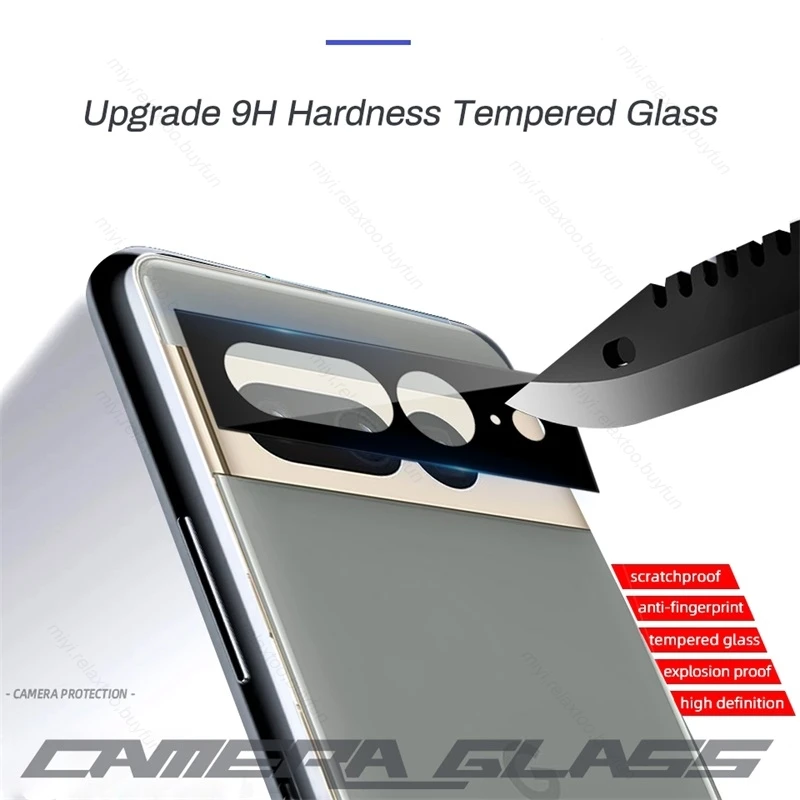 Triple Pack Back Camera Protective Glass Lens for Google Pixel - 3D Enhanced Protection Film