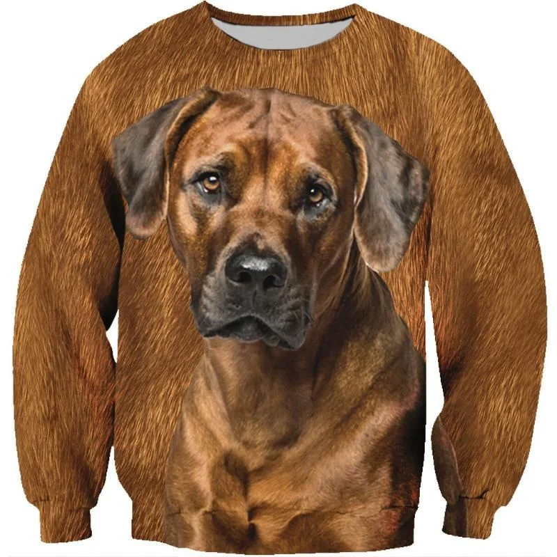 thumbnail image 1 of Suéteres nuevos para hombre para otoño e invierno, sudaderas con capucha con estampado de perro y animal en 3D, sudaderas casuales de moda para deportes callejeros para hombre, 1 of 5