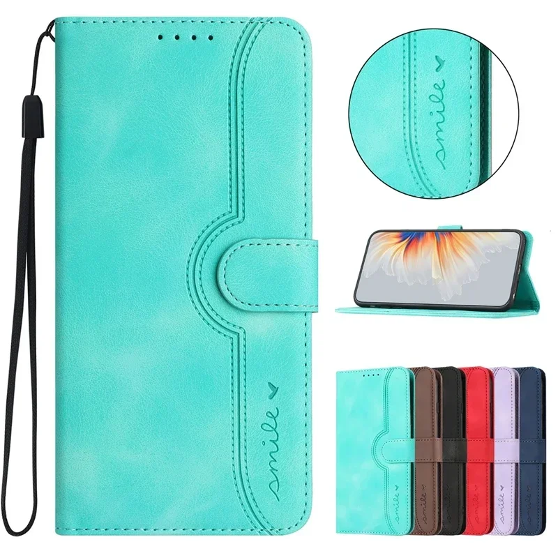 Enhanced Magnetic Flip Leather Wallet Case with Card Slot
