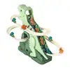 Children's Electric Cute Cartoon Duckling Climbing Stairs Toy Tyrannosaurus Rail Car Electric Slide Roller Coaster Set Gift 1