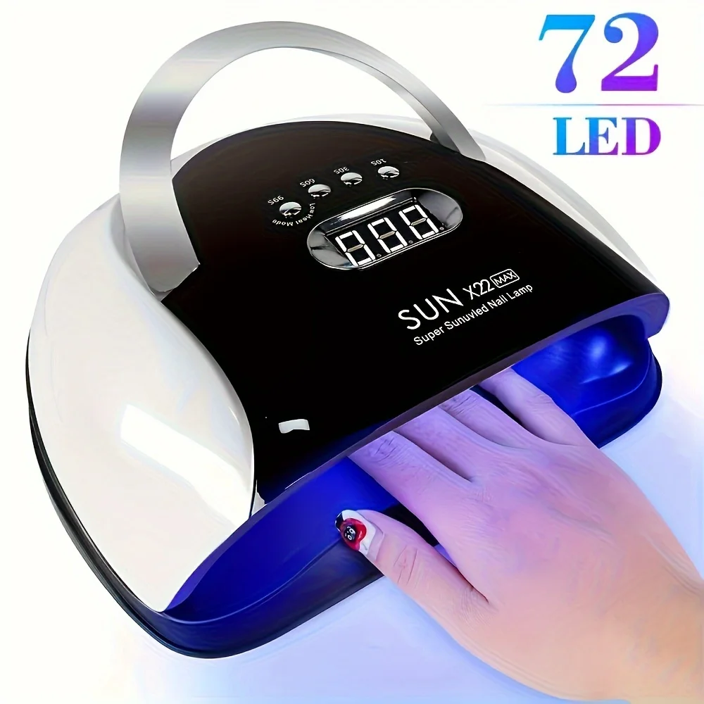 Sun X22 UV LED Lamp For Nail Manicure 72 LEDS Professional Gel Polish Drying Lamps With Timer Auto Sensor Equipment Tools 4