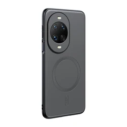 Magnetic Leather Shield Case - High Quality Anti - Fingerprint Non - Slip Protection for Huawei nova 14 Ultra (GRAY)