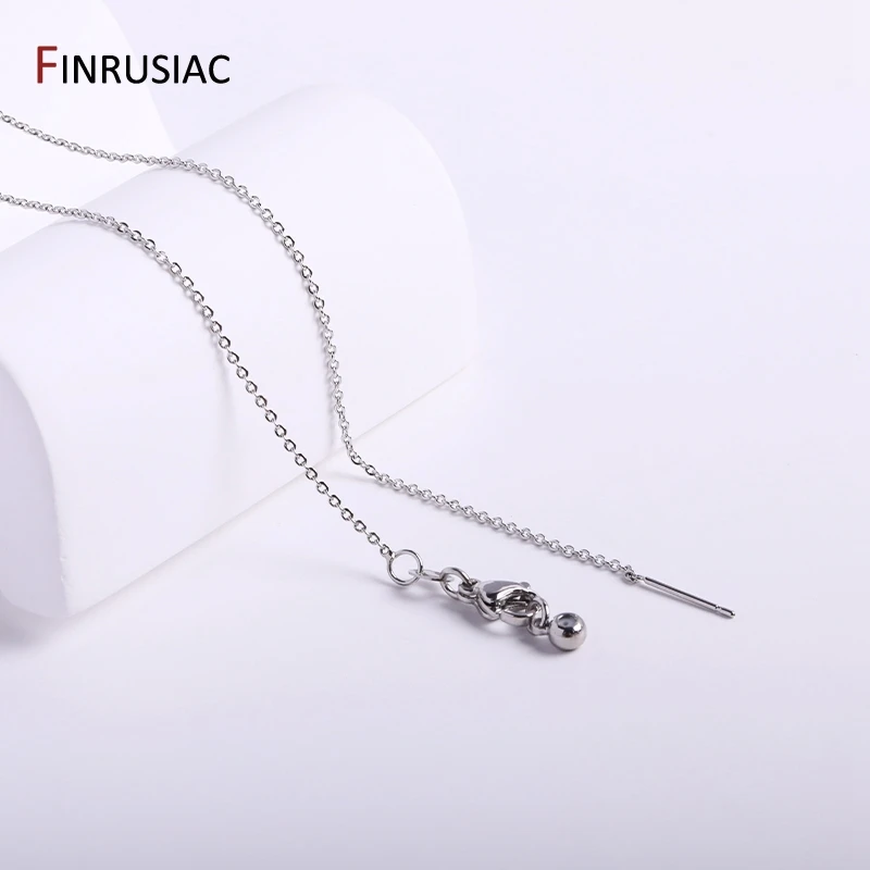 18 Karat vergoldete Messing-Metall-Halskettenketten für die Schmuckherstellung, hochwertige Ketten für die Herstellung von Halsketten – Detail 16