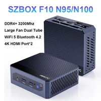 SZBOX F10 N100 Mini PC Alder Lake N95/N100 Mini Computer Windows 11 Pro DDR4 16GB 256GB NVMe SSD 4K WiFi 6 BT5.2 Game Computer 1