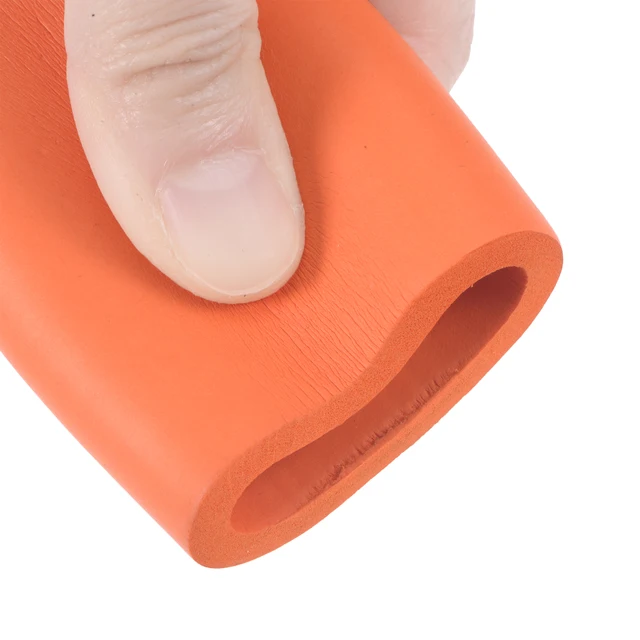1Meter NBR Sponge Foam Rubber Tube Pipeline Holder Sponge Protective Sleeve Fitness Equipment Handle Bar Thermal Insulation Pipe 3