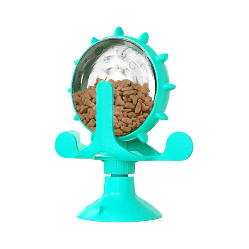 Gato Leaky Food Dispenser Toy, 360 Roda Rotativa, Treinamento Interativo,  Jogo De Exercícios, Dispositivo De Vazamento De Alimentação