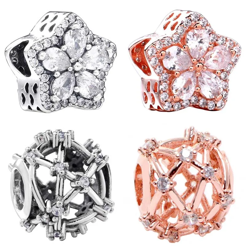 

Оригинальные бриллиантовые снежинки звезды созвездия Шарм Diy ювелирные изделия подходят для _ популярного браслета