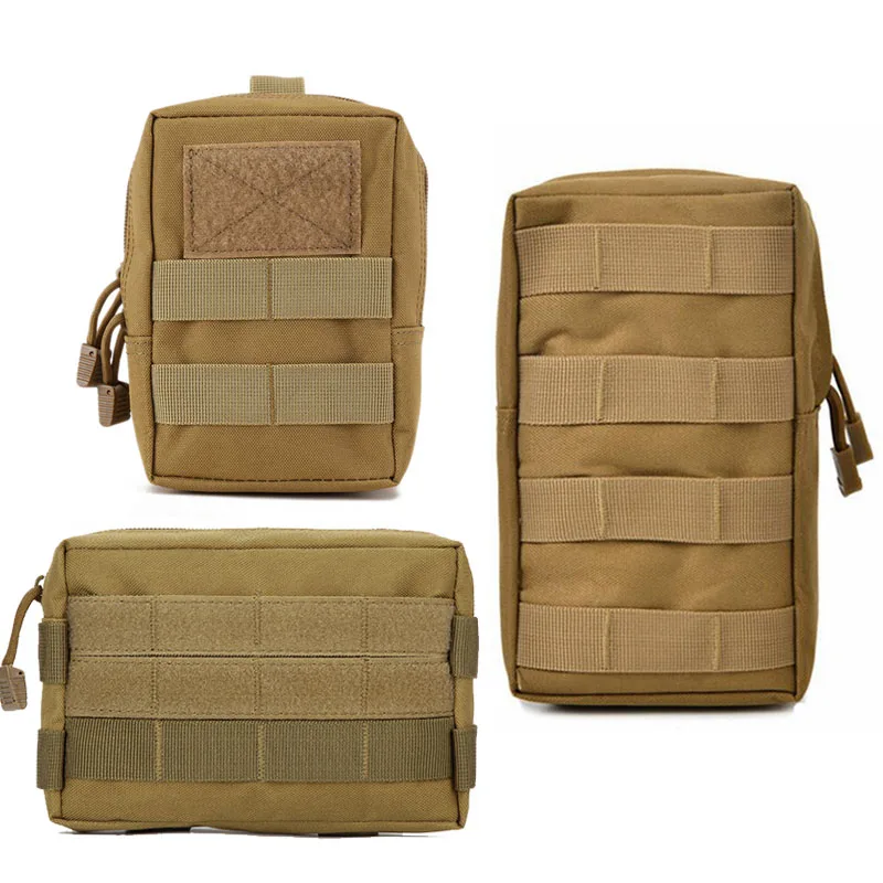MOLLE Pouch Multi-Purpose Compact Tactical Gadget Hanging Waist Bag Utility Pouch EDC Pocket Organizer Pouch for Camping Hunting