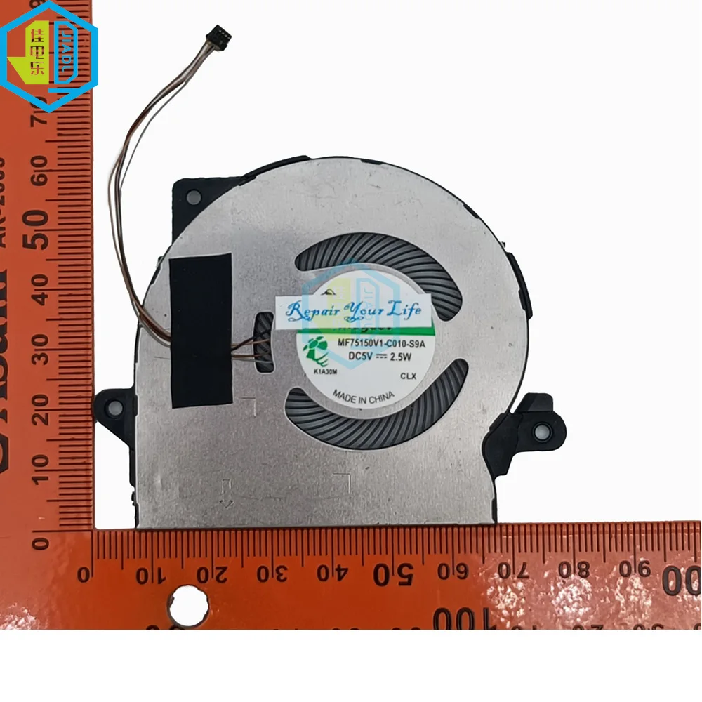 Notebook pc Ventilador do Radiador de Refrigeração Asus Zenbook Ux390 Ux390ua Cpu Mf75150v1-c010-s9a 13n0-uwp0101 13nb0cz0p06011 - Imagem 2