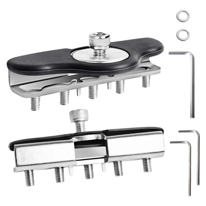 

Automotive Stainless Steel Hood Door Clip Bracket Hood Universal Lamp Bracket Punch-Free LED Strip Light Bracket