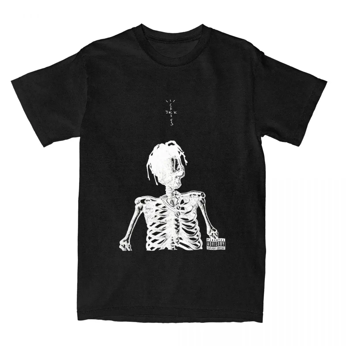 Travis Scotts Cactus Jack T-Shirt Uomo Hip-Hop Divertente Puro Cotone Tees Girocollo Manica Corta T Shirt Party Tops