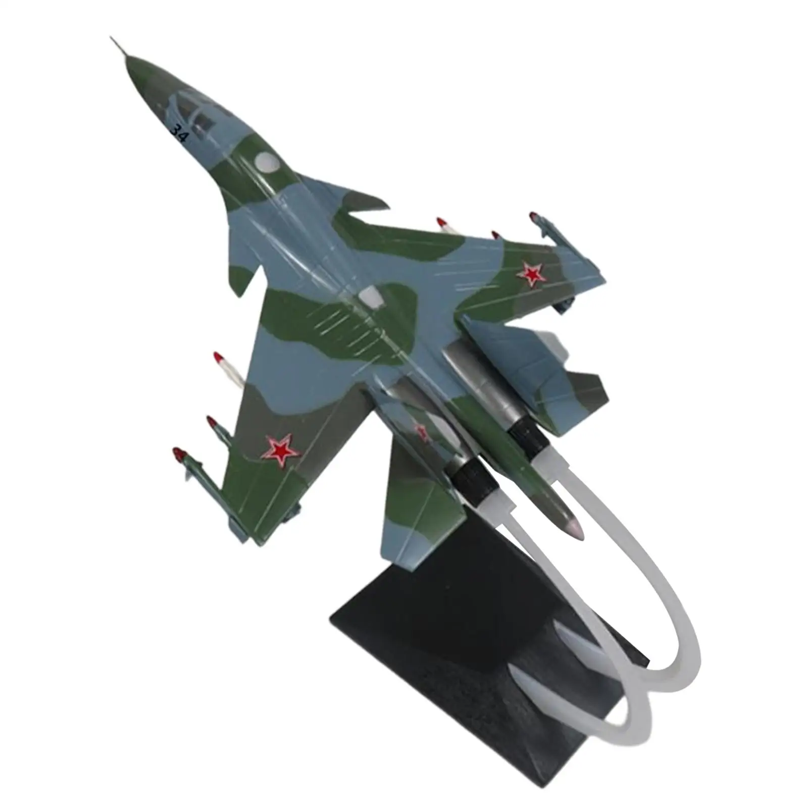 

1:72 Scale SU34 Fighter Aircraft Toy High Simulated Plane Model Realistic Airplane Fighter Toy Collectibles and Display